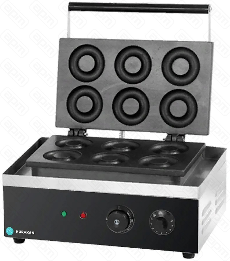 ВАФЕЛЬНИЦА ДЛЯ ПОНЧИКОВ HURAKAN HKN-GES6D